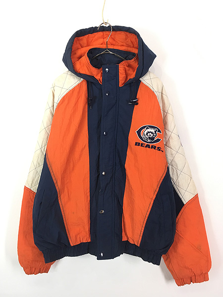 古着 90s STARTER NFL Chicago Bears ベアーズ パデット ジャケット