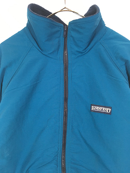 古着 90s USA製 LANDS' END 「Squall Jacket」 フリース ライナー