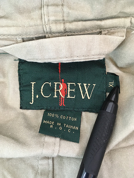 古着 90s J Crew M-51 タイプ コットンサテン フィールド パーカー