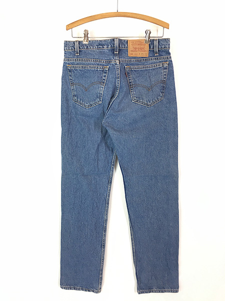 古着 90s USA製 Levi's 505-4891 濃紺 ブルー デニム パンツ ジーンズ