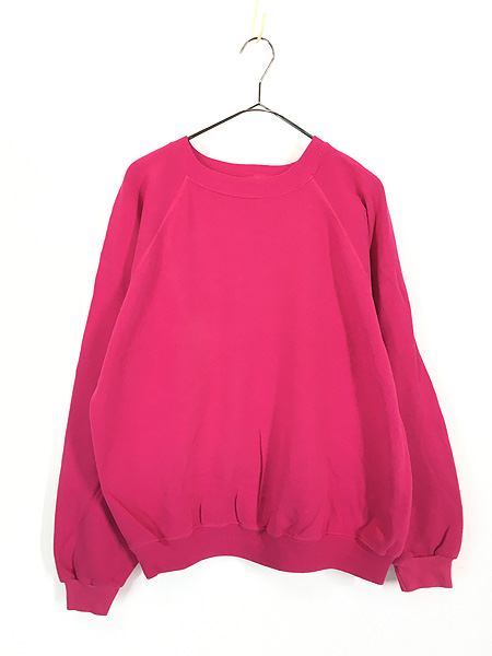 古着 80s USA製 Hanes 無地 ソリッド プレーン ラグラン スウェット