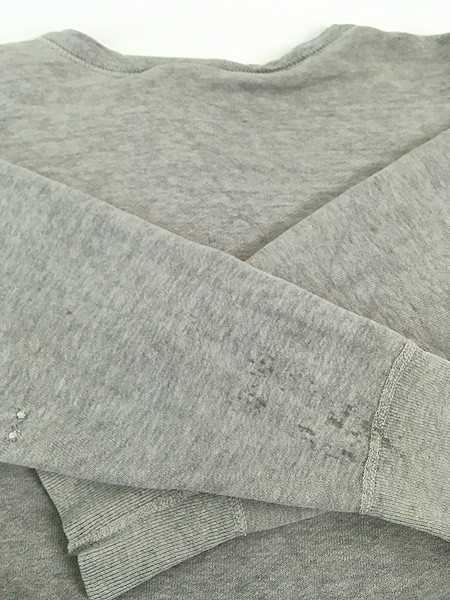 古着 50-60s 無地 ソリッド 100%コットン 前V ヴィンテージ スウェット