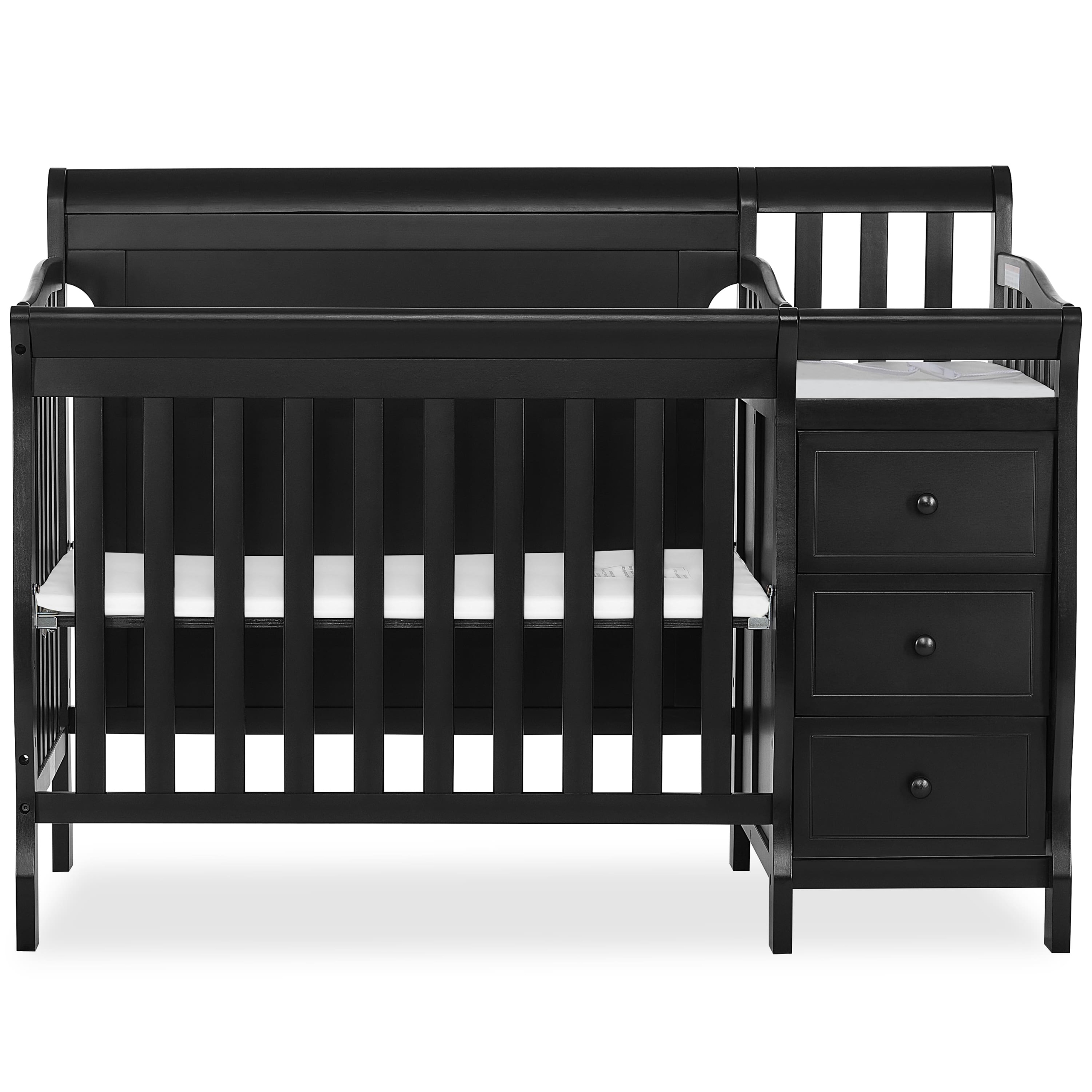 Jayden 4 in 1 Full Panel Mini Convertible Crib and Changer | Dream