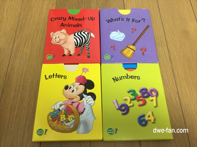 DWEゲームカード4種類の内容や特徴 - DWEディズニー英語システム教本