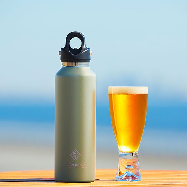 REVOMAX SLIM ／炭酸もいれられる真空断熱ボトル 355ml | REVOMAX