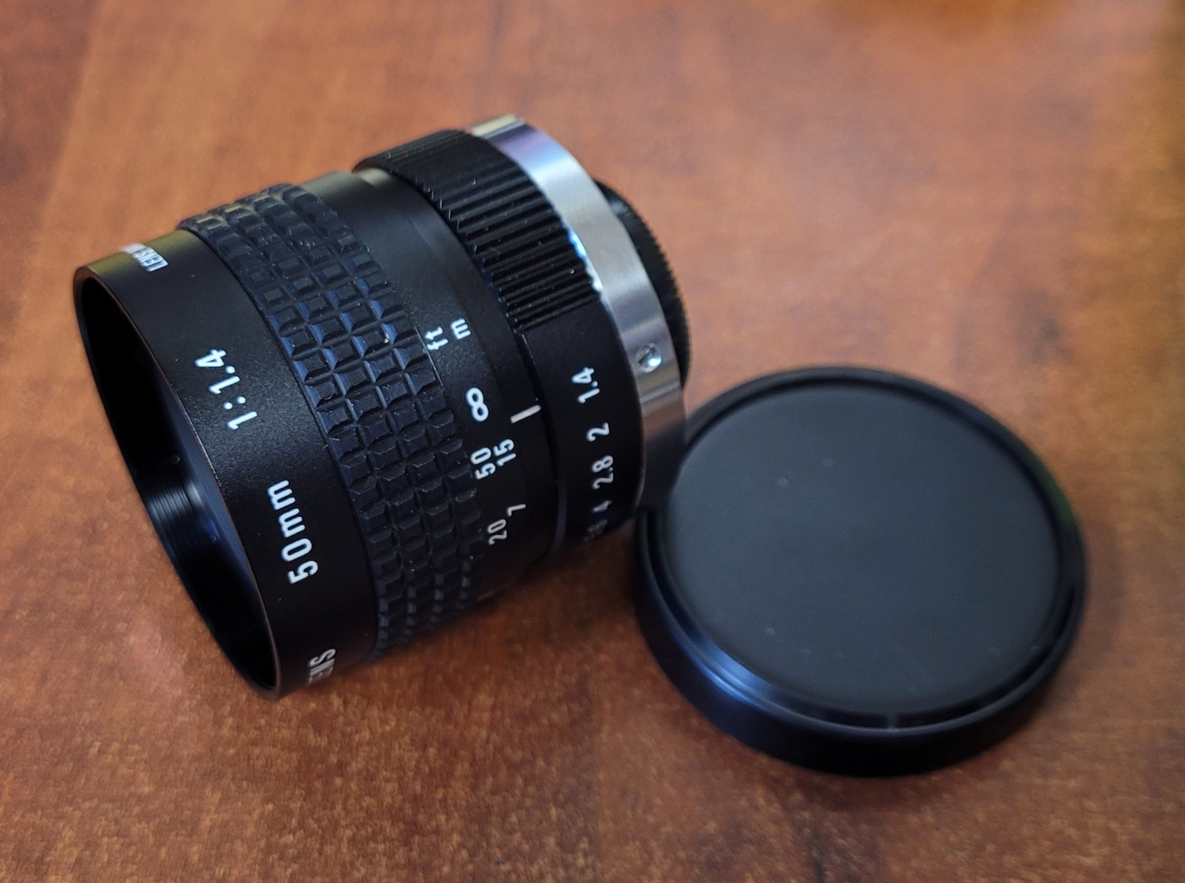 Cosmicar 50mm f1.4 TV C-Mount Lens S# N/A – Du-All Camera