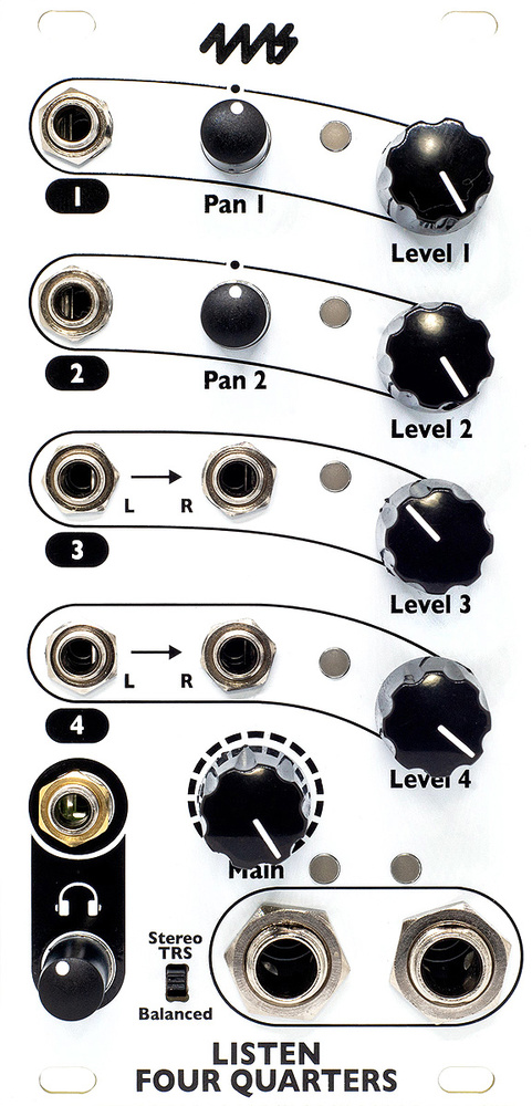 4MS Listen Four, Listen Four Quarters, Listen IO & Listen Up