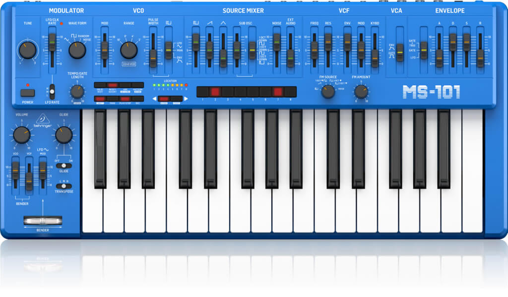 BEHRINGER MS-101 - アナログシンセの入門機種「Roland SH-101」の復刻