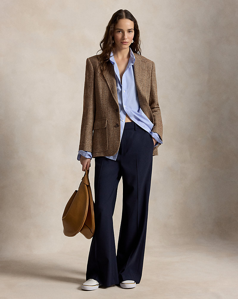 ヘリンボーン リネンブレンド ブレザー | ラルフ ローレン公式