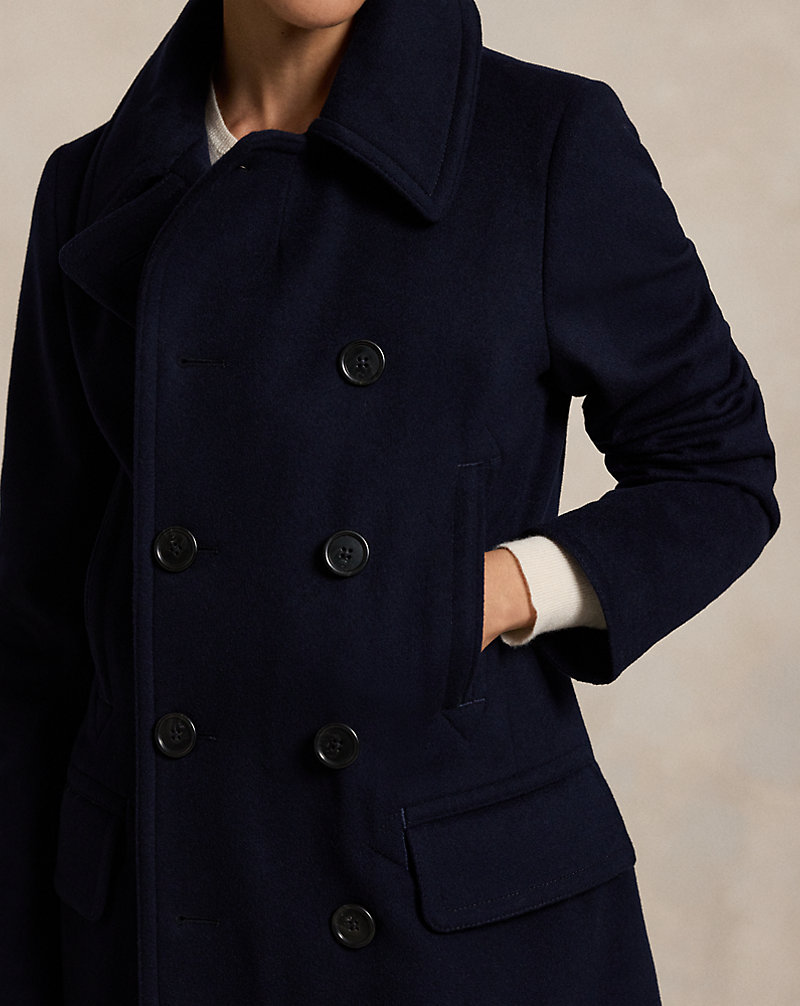 ウールブレンド ピーコート | ラルフ ローレン公式オンラインストア