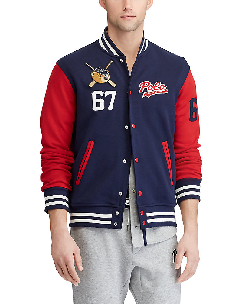 Polo Bear Baseball Jacket for Men | Ralph Lauren® EC