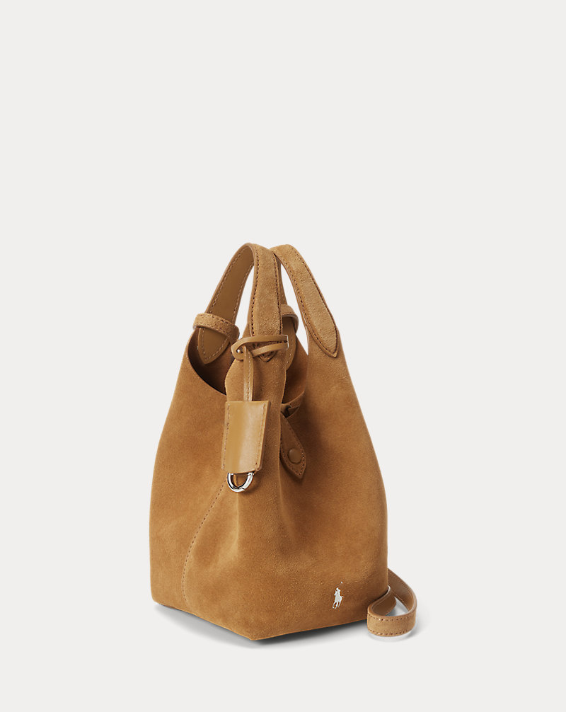Polo Play Suede Small Tote & Crossbody for Women | Ralph Lauren® AT