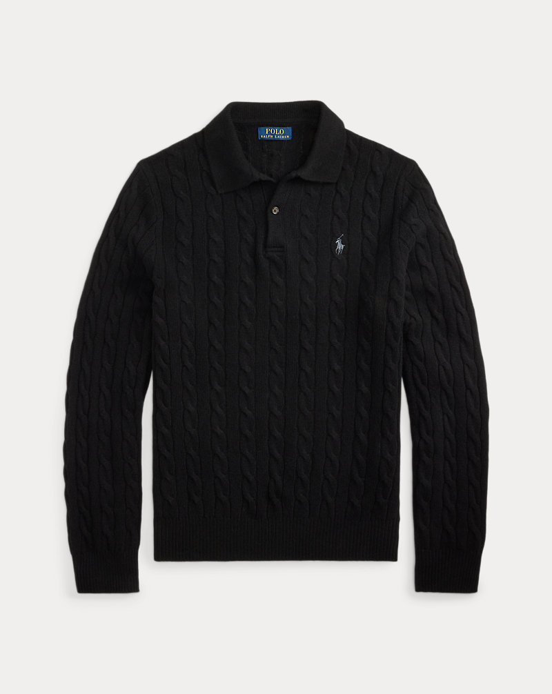 Cable-Knit Wool-Cashmere Sweater