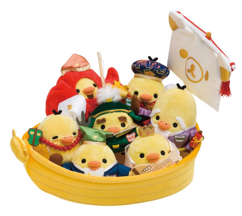 初売りで縁起物をお買い物！リラックマストア「七福キイロイトリ」1月1