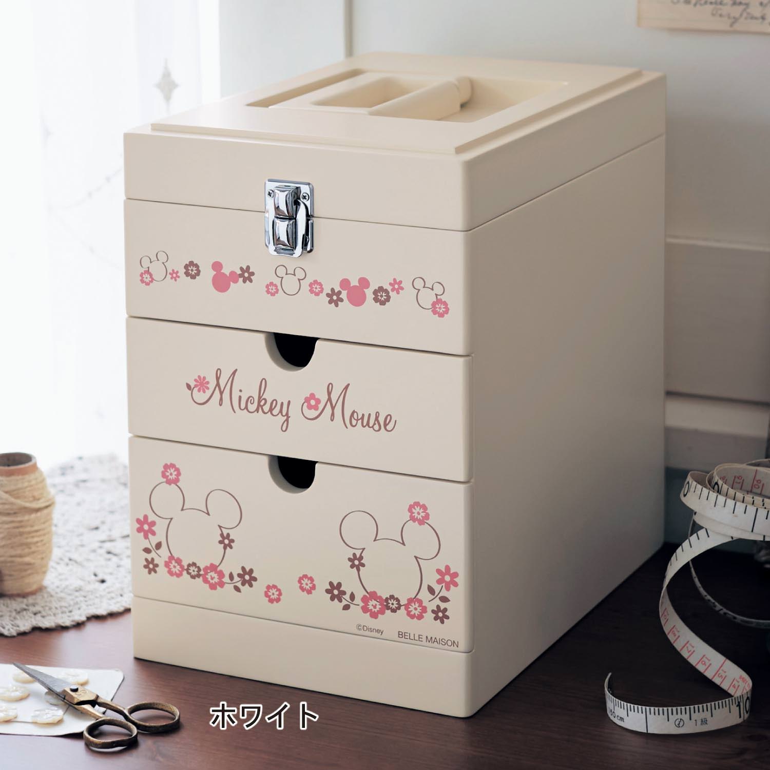 キュートな収納箱で手作りをサポート！ベルメゾン ディズニーデザイン