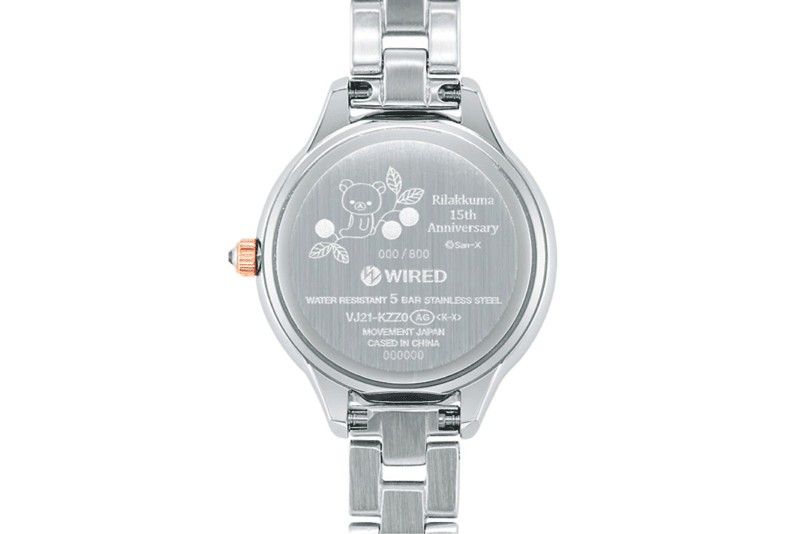 リラックマ 15周年 記念 腕時計 WIRED f コラボ エレガントな腕時計