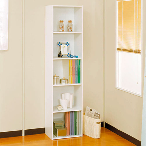 アイリスオーヤマ A4サイズ対応カラーボックス 5段 オフホワイト CX-5F