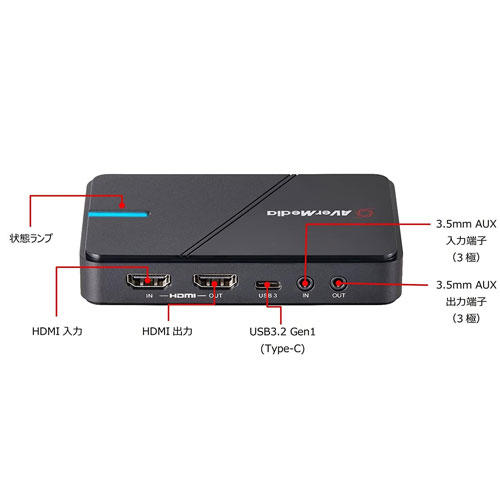 ビデオキャプチャー・キャプチャーボード AVerMedia LIVE GAMER