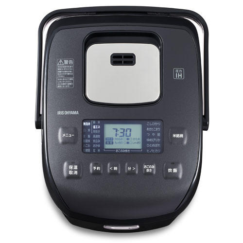 アイリスオーヤマ 炊飯器 銘柄炊き 圧力IH炊飯ジャー 5.5合 ブラック
