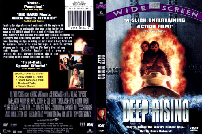 DEEP RISING (1998) R1 DVD COVER & LABEL - DVDcover.Com