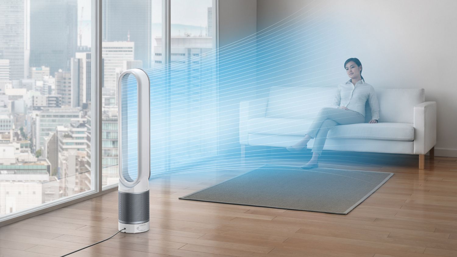 Dyson Pure Cool Link™ 空気清浄機能付タワーファン ホワイト