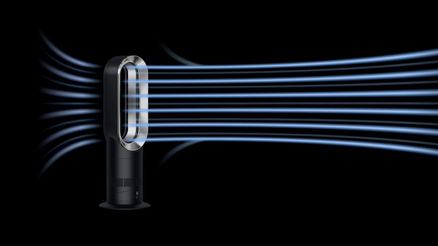 Dyson Hot+Cool™ Jet Focus fan heater (Satin Black/Nickel) | Dyson
