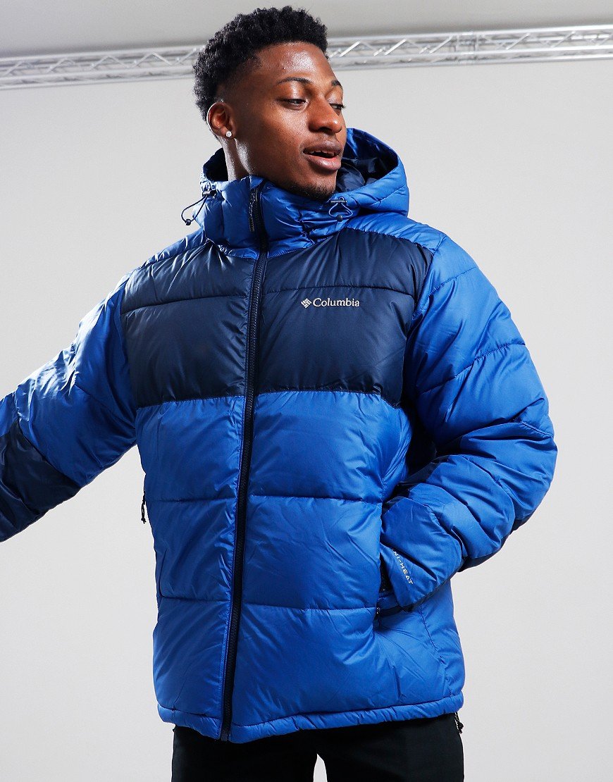 Columbia Pike Lake II Hooded Puffer Jacket Blue/Collegiate Navy