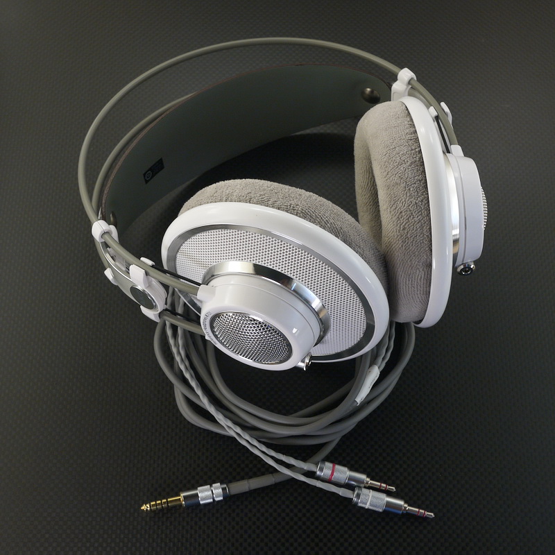 AKG K701 両出しデタッチャブル化 (3.5mm3極 SONYアサイン) – E4UA