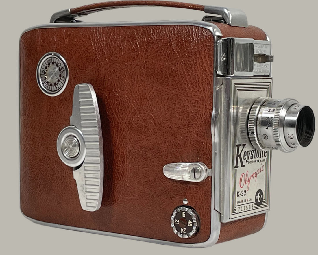 Vintage KEYSTONE Olympic K-32 8mm Roll Film Movie Camera – AS-IS