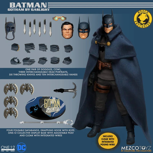 One:12 Collective - Gotham By Gaslight Batman - Mezco – eCollectibles