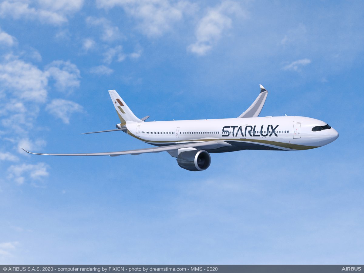 Starlux to lease eight Airbus A330neo aircraft - Economy Class