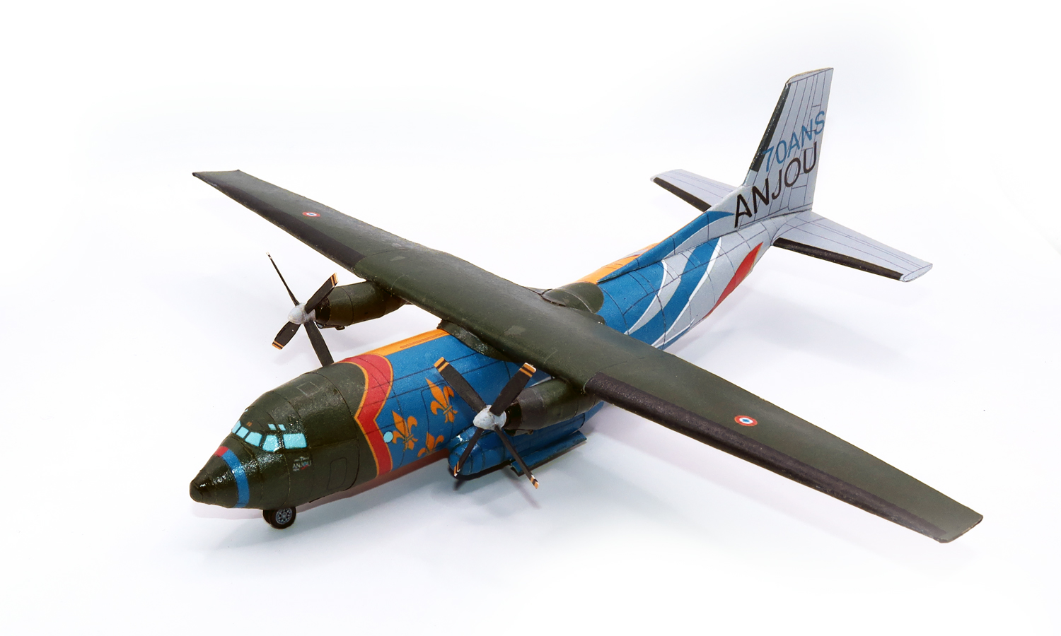 1/100 Transall C-160 French Air Force 70th Anniversary - Paper