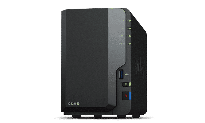 Synology DiskStation DS218+12TB (2 x 6TB WD RED) 2 Bay Desktop NAS