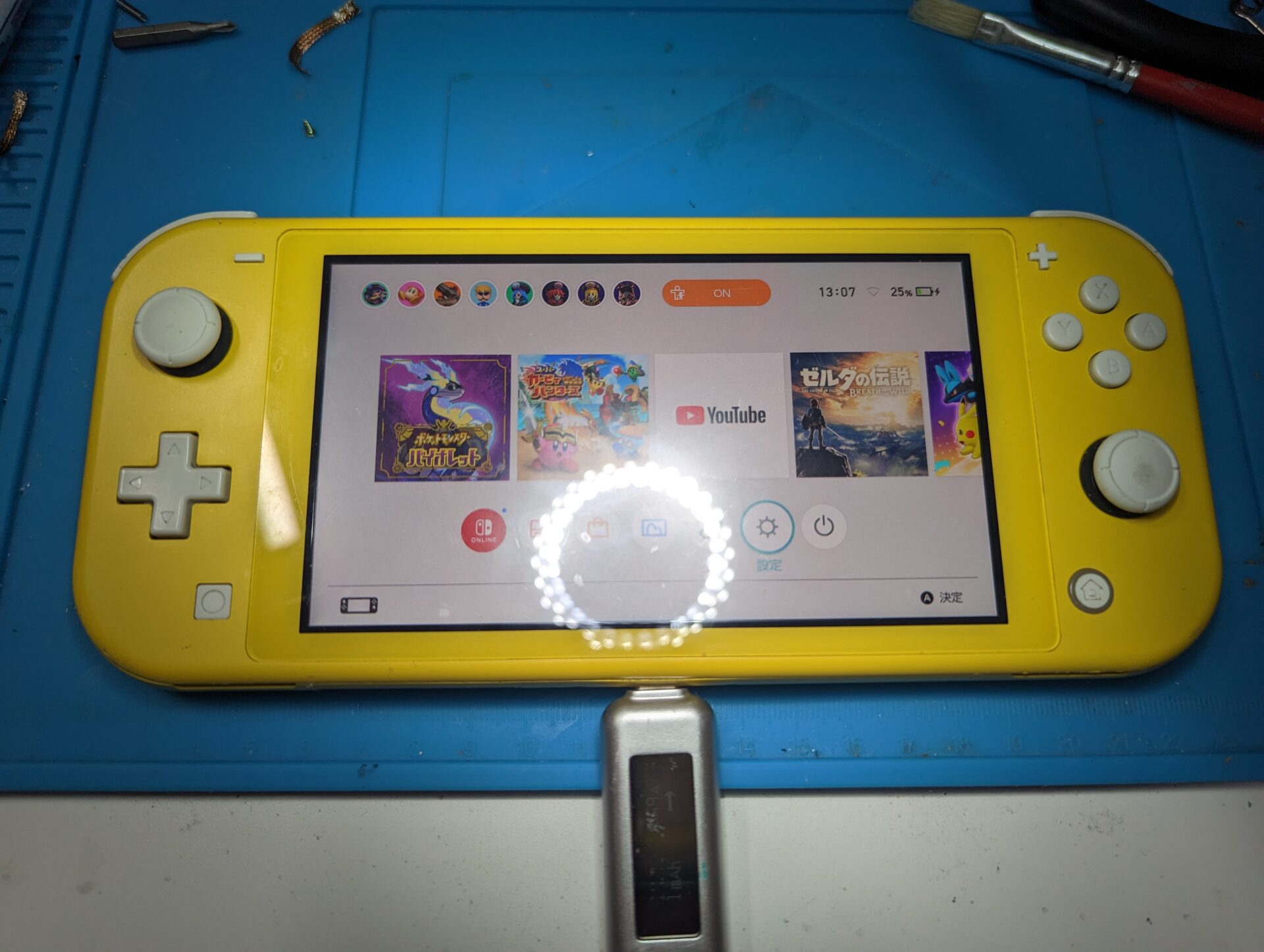 Nintendo Switch Liteが充電できなくなった修理 - 修理実績 | Earth Bound