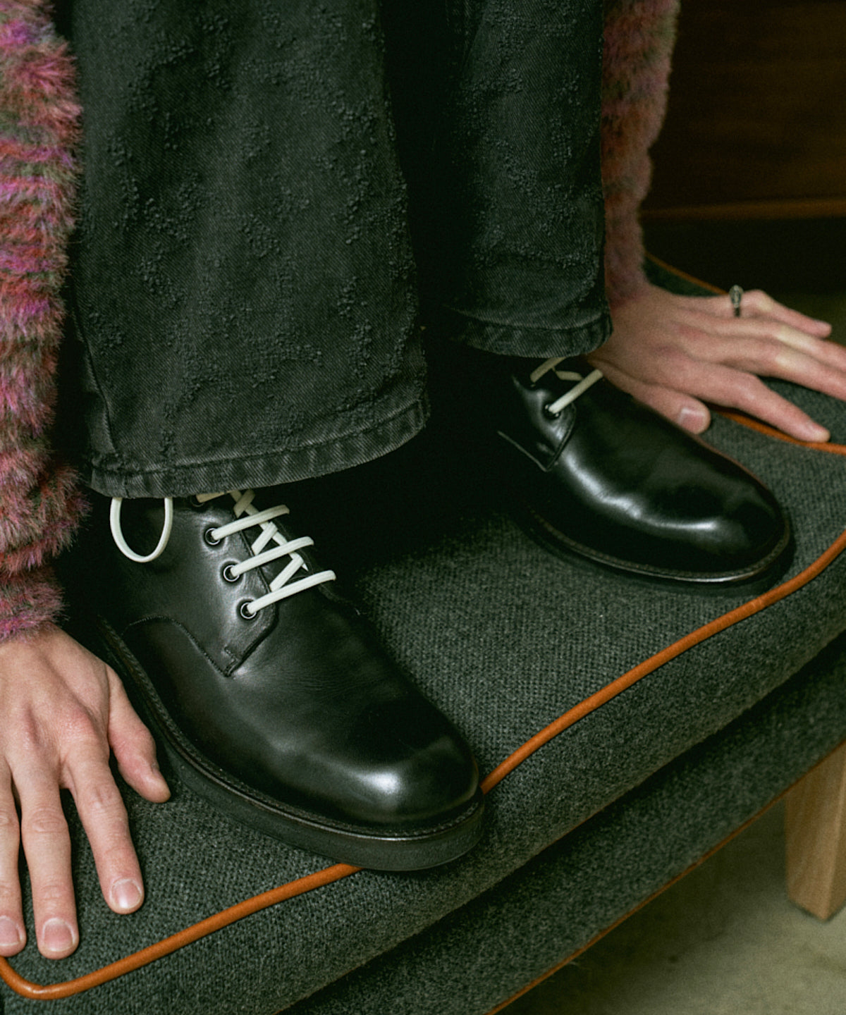 Skinny back zip lace-up boots / ER3201 – EARLE (アール) 公式