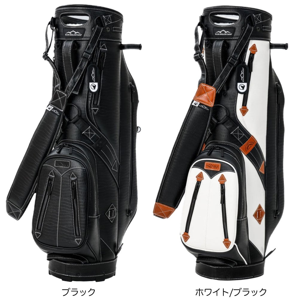 本間ゴルフ キャディバッグ 9型 HONMA x SUN MOUNTAIN クロコカート