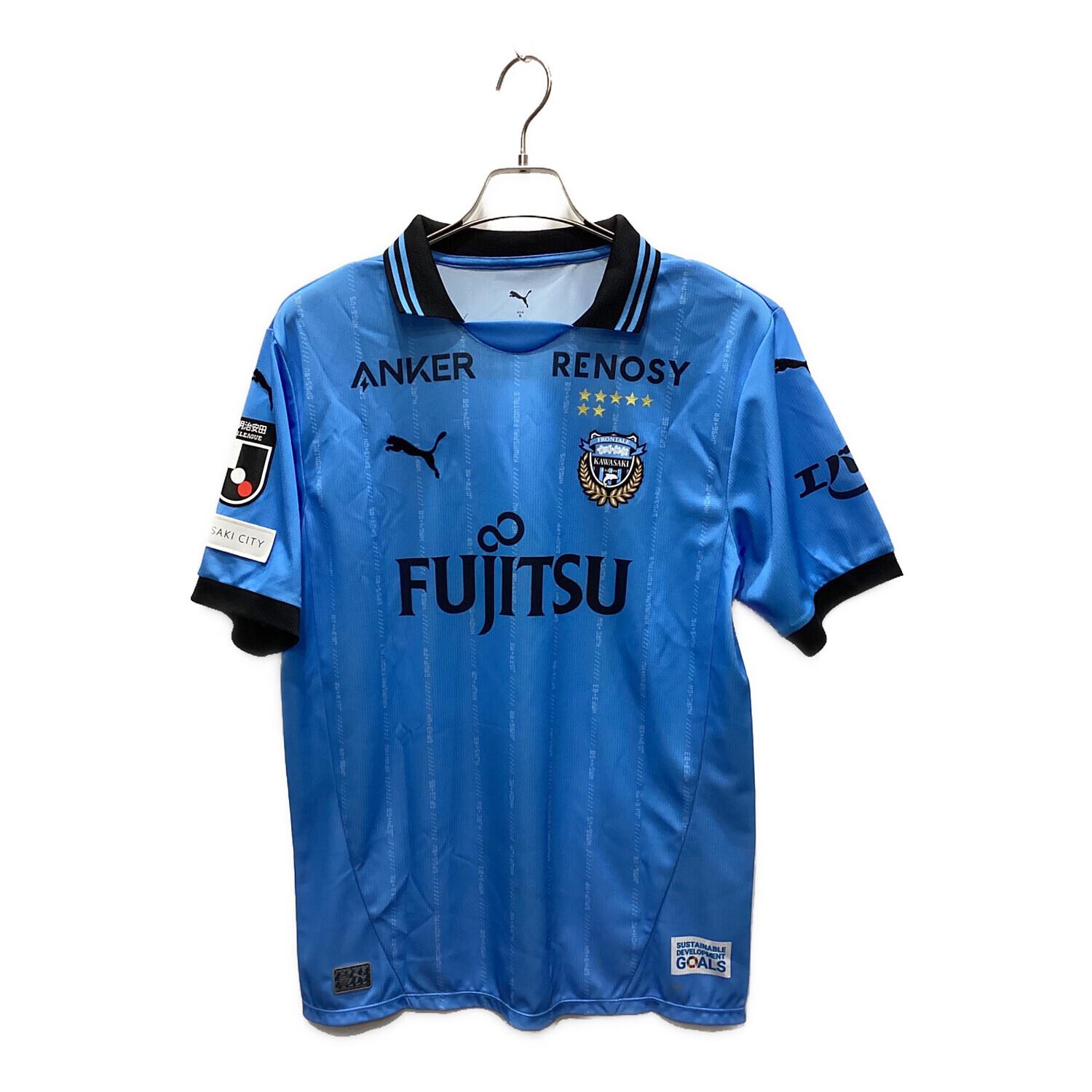 川崎フロンターレ サッカーユニフォーム メンズ SIZE XL スカイブルー