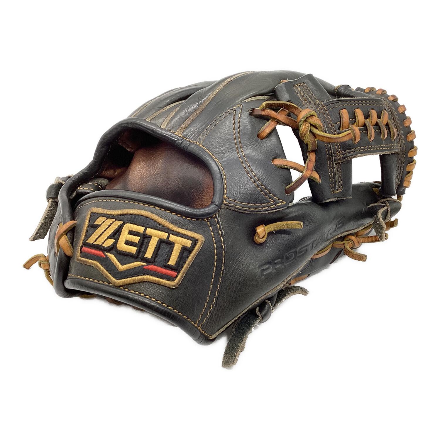 ZETT (ゼット) 硬式グローブ 約27cm ブラック 佐藤印 PRO STATUS