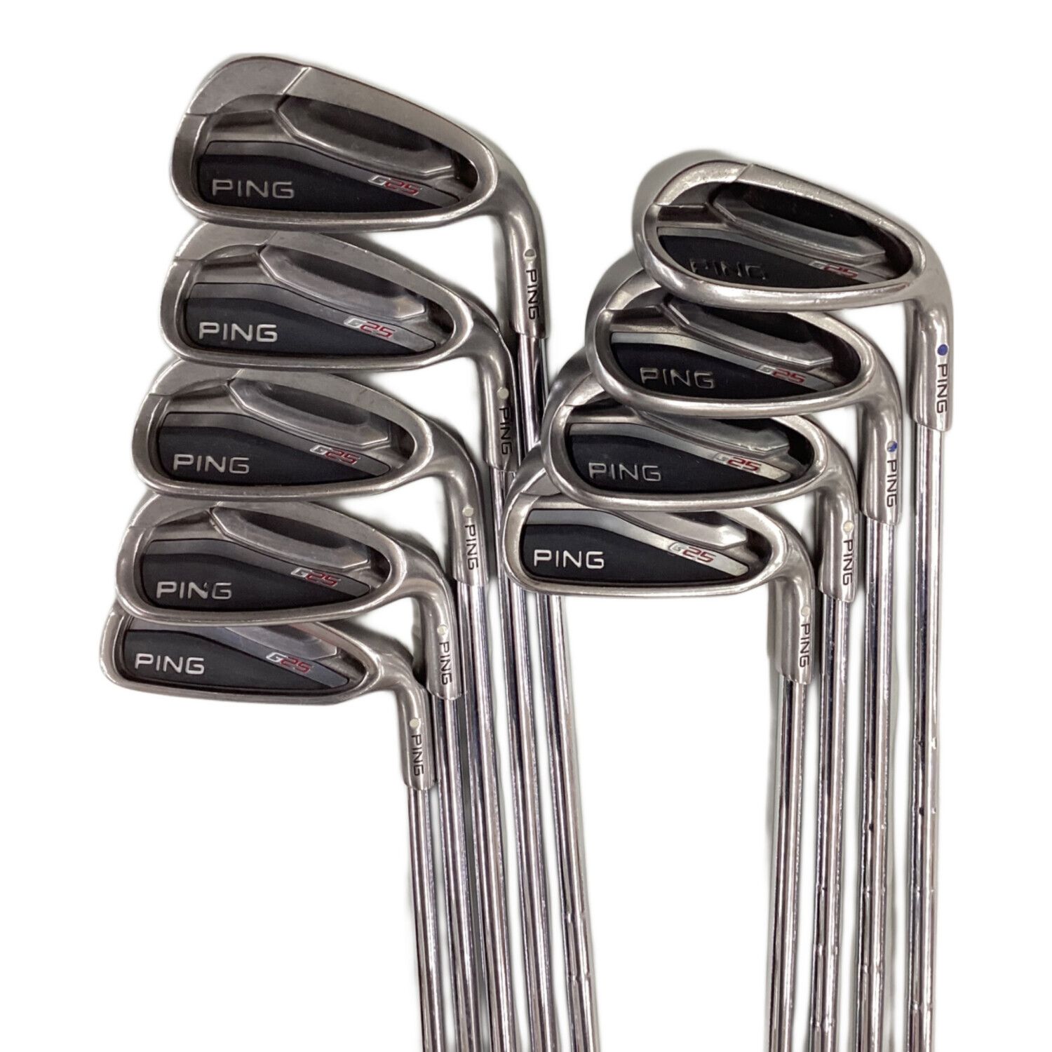 PiNG (ピン) アイアンセット @ G25 フレックス【S】 9本(5/6/7/8/9/U/L