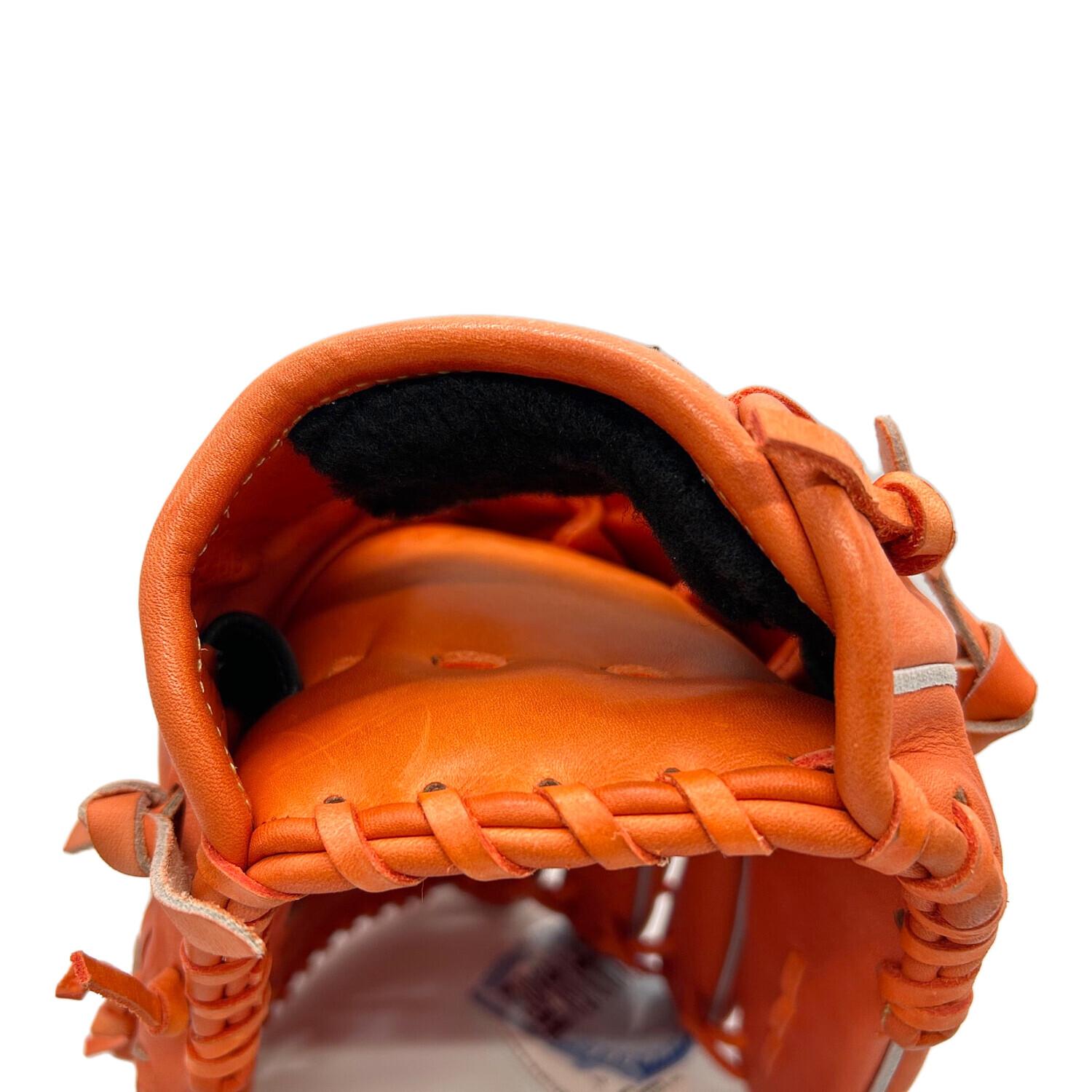 未使用・タグ付き】プロエッジ 硬式グローブ 外野手左投げ オレンジ