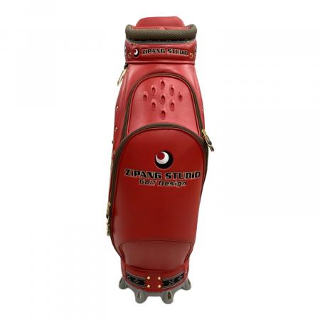 ZIPANG STUDIO キャディバッグ レッド 琉球ゴルフ ドラゴンキャディ