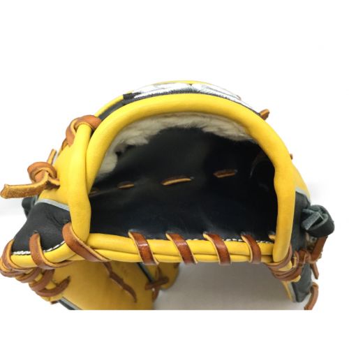 DAVID (ダビド) 軟式グローブ D.DAVID SHOCK イエロー×ブラック D