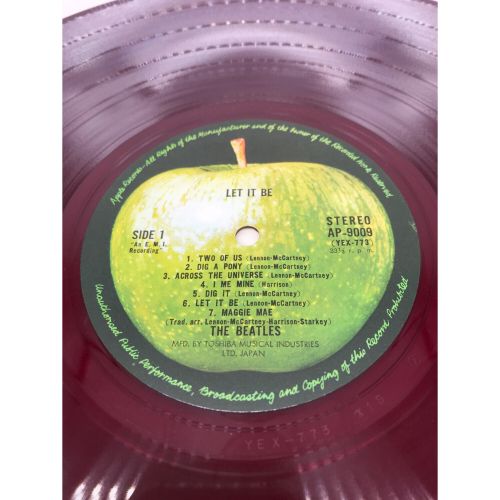 レコード AP-9009 赤盤 ビートルズ LET IT BE｜トレファクONLINE