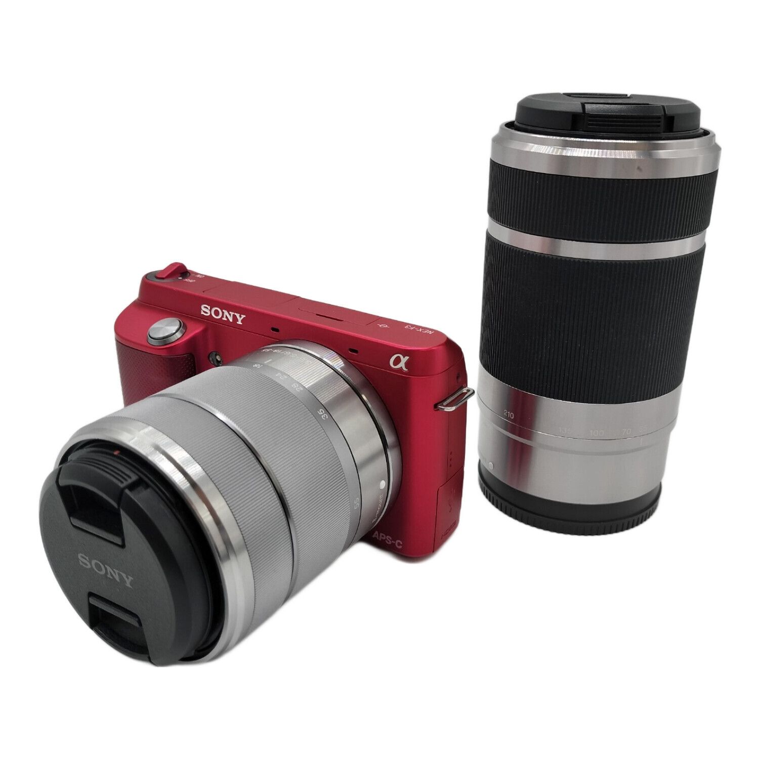 SONY NEX-3 レッド ダブルレンズキット Amazon.co.jp: SONY デジタル