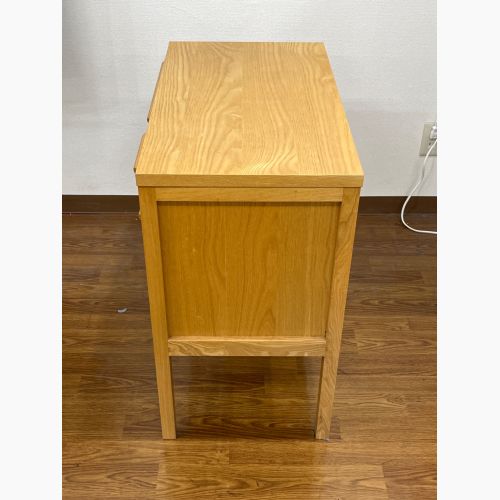 UNICO (ウニコ) ドレッサーデスク ナチュラル×グレー 284 イス1脚付