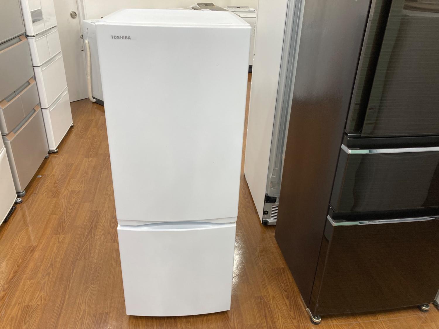 TOSHIBA (トウシバ) 2ドア冷蔵庫 GR-T15BS(W) 2021年製 153L