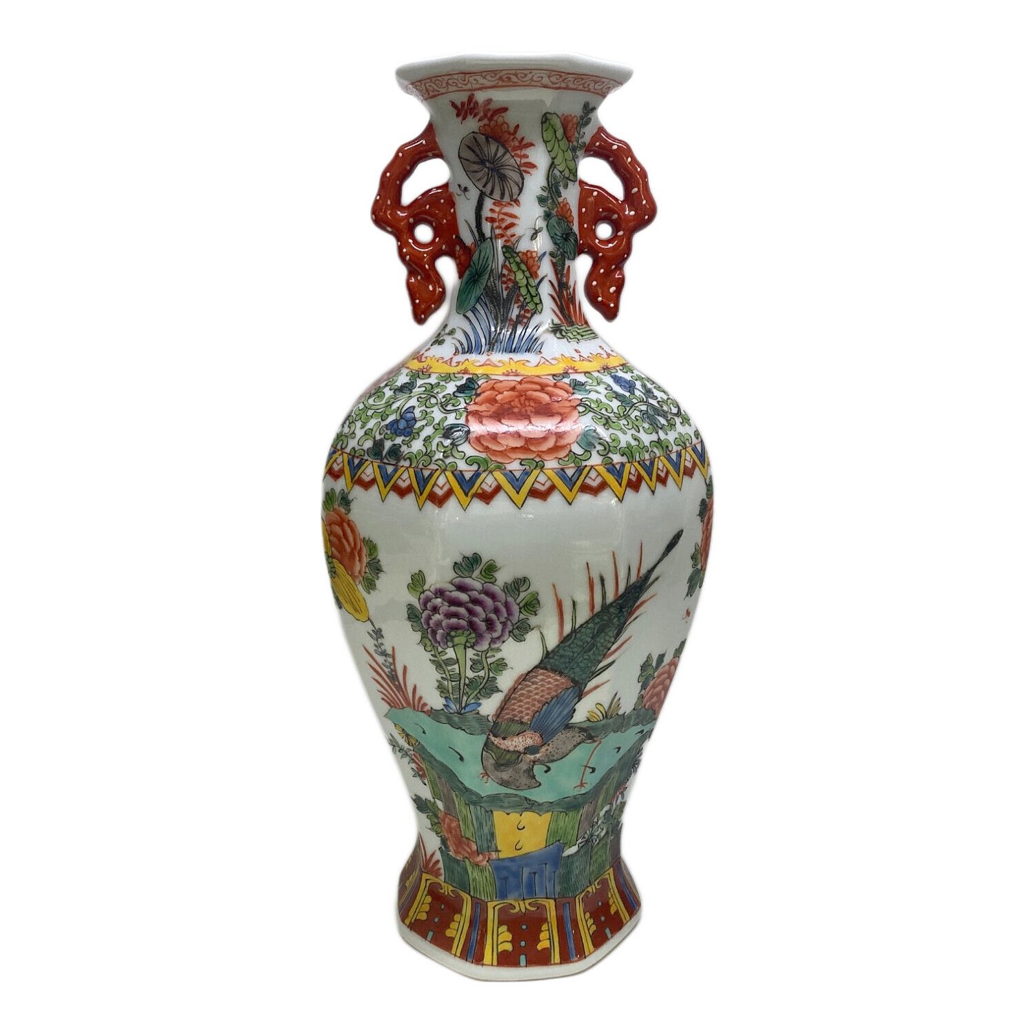 大清光緒年製 中国色絵花瓶｜トレファクONLINE