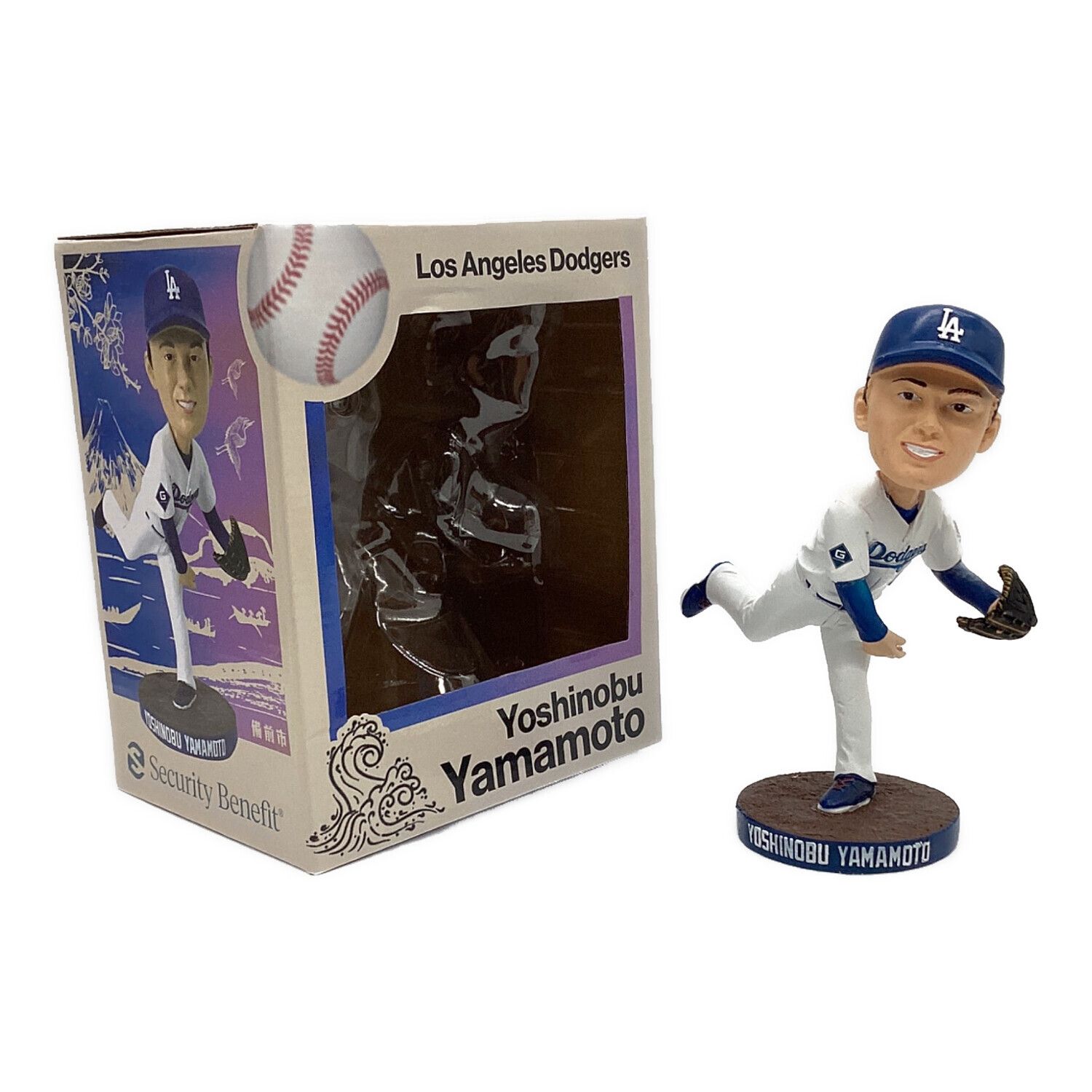 山本由伸ボブルヘッド 2個セット18 Los Angeles Dodgers 山本由伸