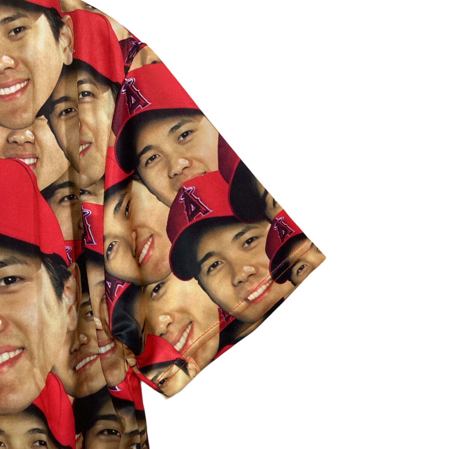大谷翔平顔だらけTシャツ レッド｜トレファクONLINE
