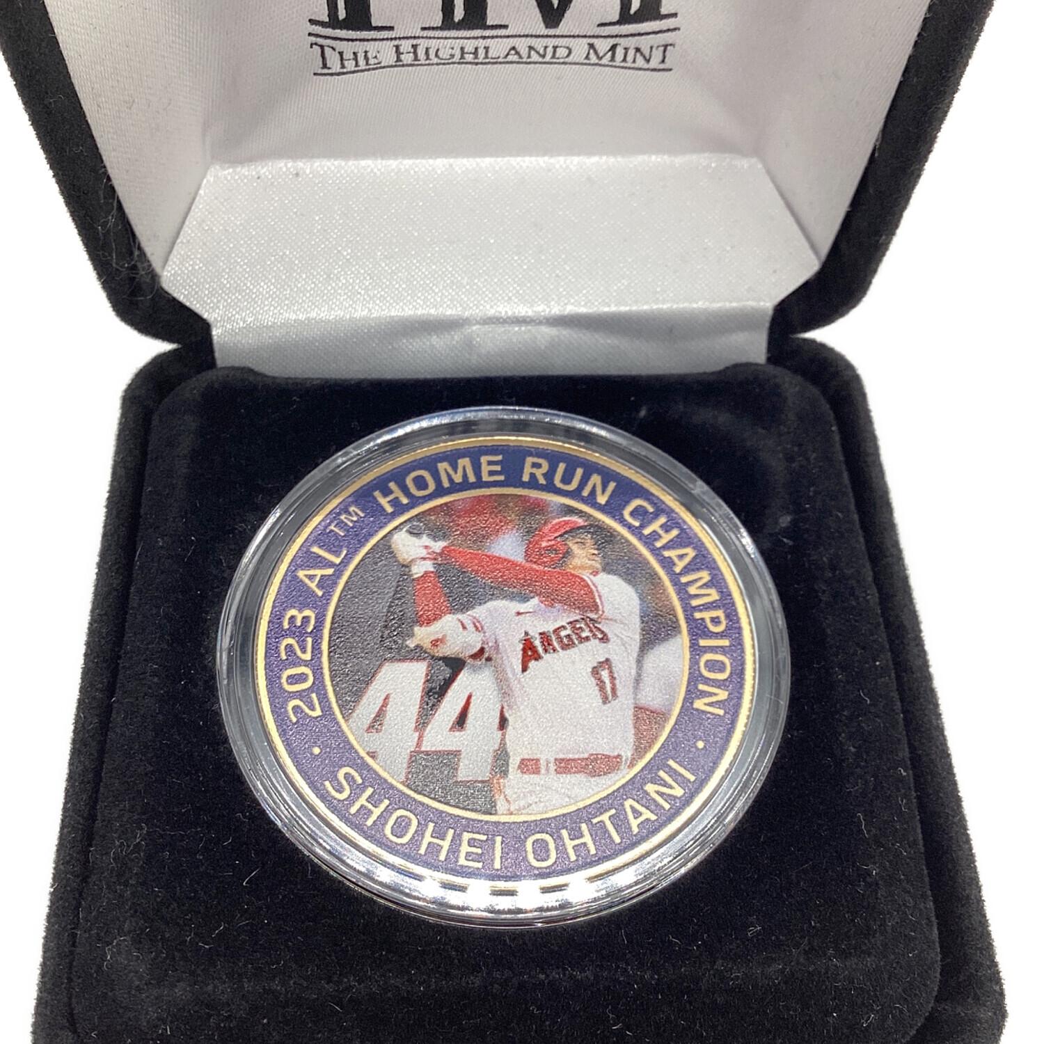 応援グッズ エンゼルス大谷翔平選手2023AL HR王獲得記念ゴールドコイン